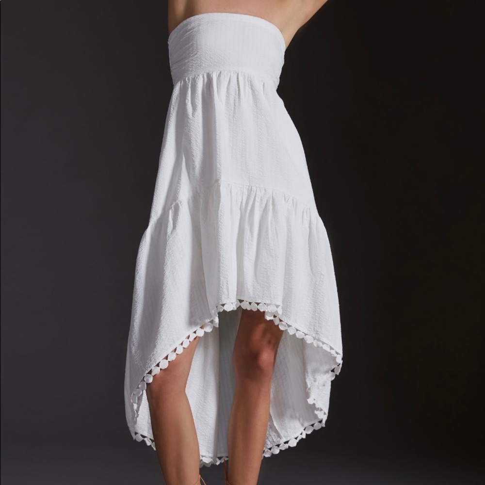 Anthropologie Maeve Strapless Midi Dress NWT